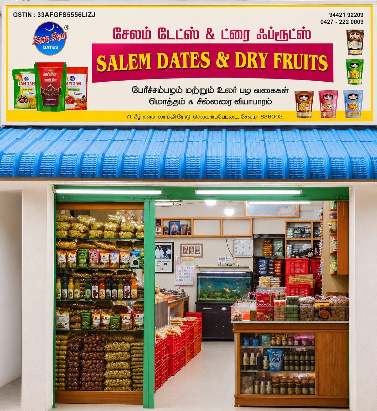 Salem Dates & Dry Fruits shop in Shevapet, Salem